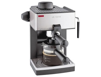 50% off Mr. Coffee ECM160 4-Cup Steam Espresso Machine