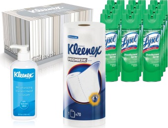 Up to 68% Off Cold & Flu Products from Kimberly-Clark and Lysol
