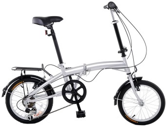 $271 off Vilano APEX 16" Folding Bike, Shimano 6 Speed