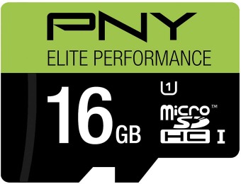 $30 off PNY 16GB microSDHC Memory Card P-SDU16GU195G-GE