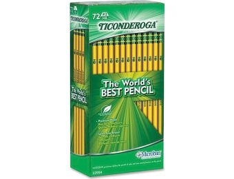 67% off Dixon Ticonderoga No. 2/HB Soft Pencils, 72-Count