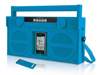 Extra 50% off iHome IP4LZC iP4 Boombox, Radio & iPhone Dock
