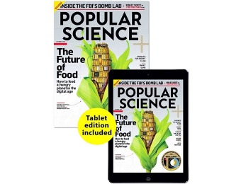 92% off Popular Science Magazine All Access (1-year auto renewal)