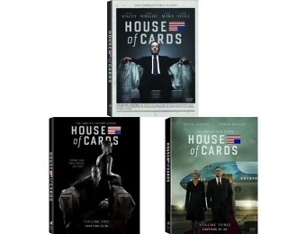 $98 off House of Cards: Seasons 1-3 DVD Bundle
