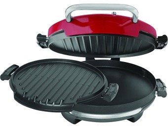 $71 off George Foreman 360 Grill w/ 2 Plates, Bake Pan & Cookbook