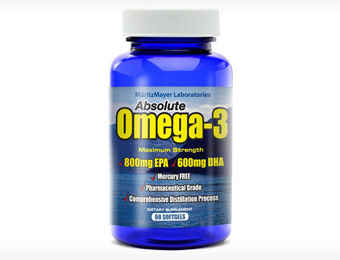 80% off Absolute Omega-3 Maximum Strength Supplements