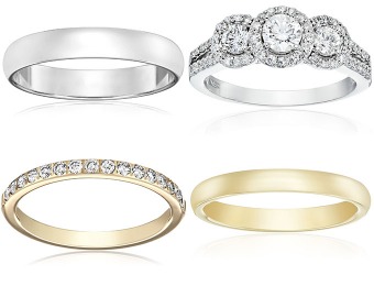 Up to 75% off Wedding and Anniversary Rings
