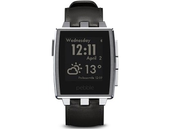 $60 off Pebble Steel 401SLR Stainless Steel Smartwatch