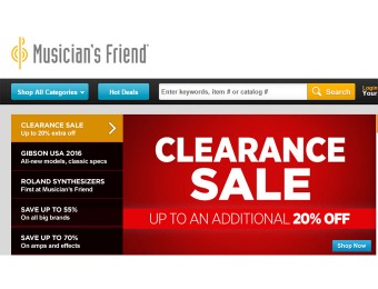 Musician's Friend Clearance Sale - Up to 93% off 900+ Items