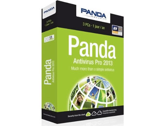 Free after $20 Rebate: Panda Security Antivirus Pro 2013 - 3PCs