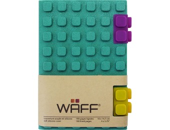 81% off WAFF Glitter Medium Book, Silicone Cover Notebook