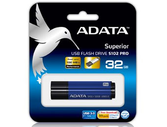 ADATA S102 Pro 32GB USB 3.0 Flash Drive - $5 rebate