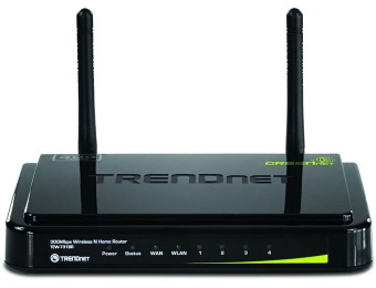 68% off TRENDnet TEW-731BR 300Mbps Wireless N Home Router
