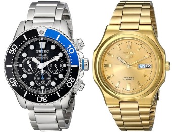 Up to 79% off Seiko Men's Watches, 16 styles from $42.99
