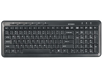 77% off Dynex DX-WKBDSL Computer Keyboard