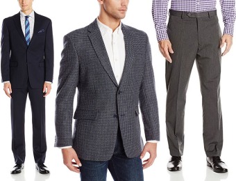 70% or more off Men's Suiting - Calvin Klein, Nautica, Tommy...