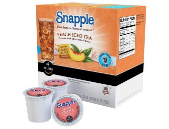 Deal: 27% off Snapple Peach Iced Tea K-Cups (16-Pack)