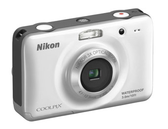 $46 off Nikon CoolPix S30 10.1MP Waterproof Digital Camera