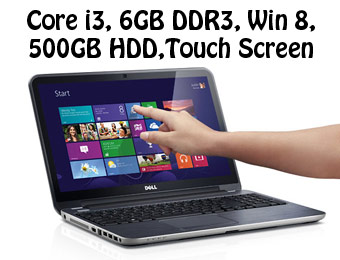 $167 off Dell Inspiron 15R Touch Laptop w/ $200 Dell Gift Card