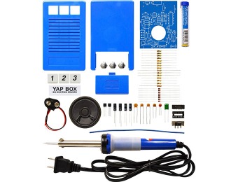 76% off Elenco Yap Box Soldering Kit with Iron and Solder