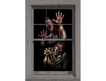 94% off Zombie Breakout - Zombies Halloween Window Decoration