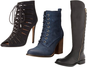 50% off Steve Madden Women's Shoes and Boots, 10 items from $29.89