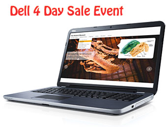 Dell 4 Day Sale, Up to $220 off Dell Laptops & Desktops