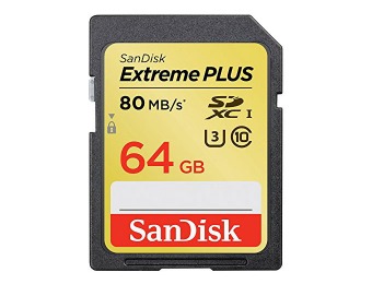 73% off SanDisk Advanced 64GB Memory Card SDSDXS-064G-AB46