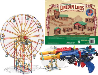 50% off K'NEX Building Sets, 41 items from $7.50