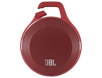 $25 off JBL Clip Portable Bluetooth Speaker With Mic (Red)