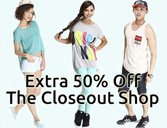 Extra 50% off Closeout Shop w/ Dr Jays promo code: 50DEAL