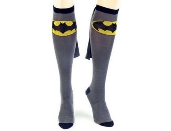 61% off DC Comics Superheroes Batman Knee High Cape Socks