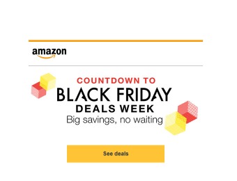 Amazon Black Friday Countdown Event - Great Deals