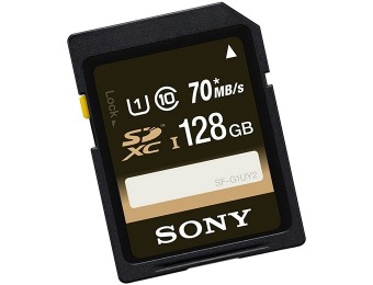 57% off Sony 128GB Class 10 UHS-1 SDXC 70MB/s Memory Card