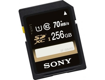 61% off Sony 256GB Class 10 UHS-1 SDXC 70MB/s Memory Card