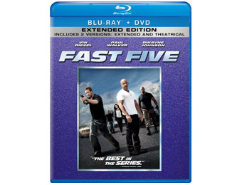 35% off Fast Five (Blu-ray + DVD + Digital Copy)