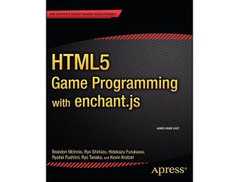 90% off HTML5 Game Programming with enchant.js Paperback Book