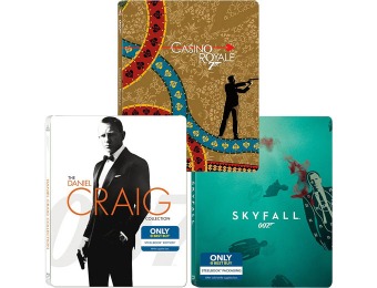 Up to 40% Off James Bond Collectible SteelBooks at Best Buy