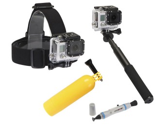 $20 off Sunpak ACTION-4BB-2 4-piece Action Camera Accessory Kit