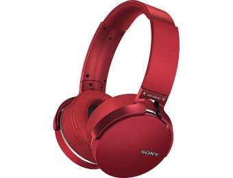 $100 off Sony MDRXB950BT/R Extra Bass Bluetooth Headset (Black)