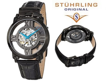 $481 off Stuhrling 276.33551 Winchester Skeleton Men's Watch