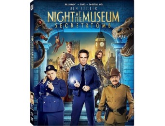 85% off Night at the Museum: Secret of the Tomb (Blu-ray + DVD)