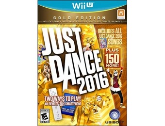 42% off Just Dance 2016 (Gold Edition) Nintendo Wii U