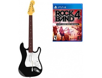 $32 off Rock Band 4 Wireless Guitar Bundle - PlayStation 4