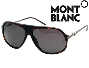 82% off Mont Blanc MB327S Havana Sunglasses w/ code MBLANC99FS