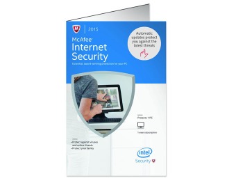 Free after Rebate: McAfee Internet Security 2015 - 1 PC