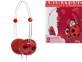 $10 off iFrogz Animatone Kids Ladybug Headphones