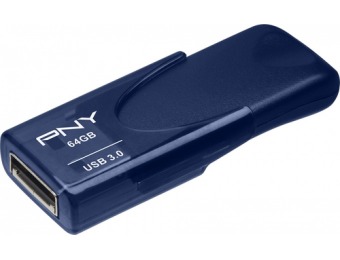 70% off PNY Turbo Attaché 4 64GB USB 3.0 Type A Flash Drive