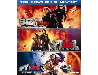 68% off Spy Kids/Spy Kids 2/Spy Kids 3 Triple Feature (Blu-ray)