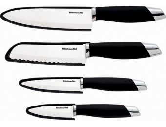 60% off 4 Pc KitchenAid Ceramic Knife Set
